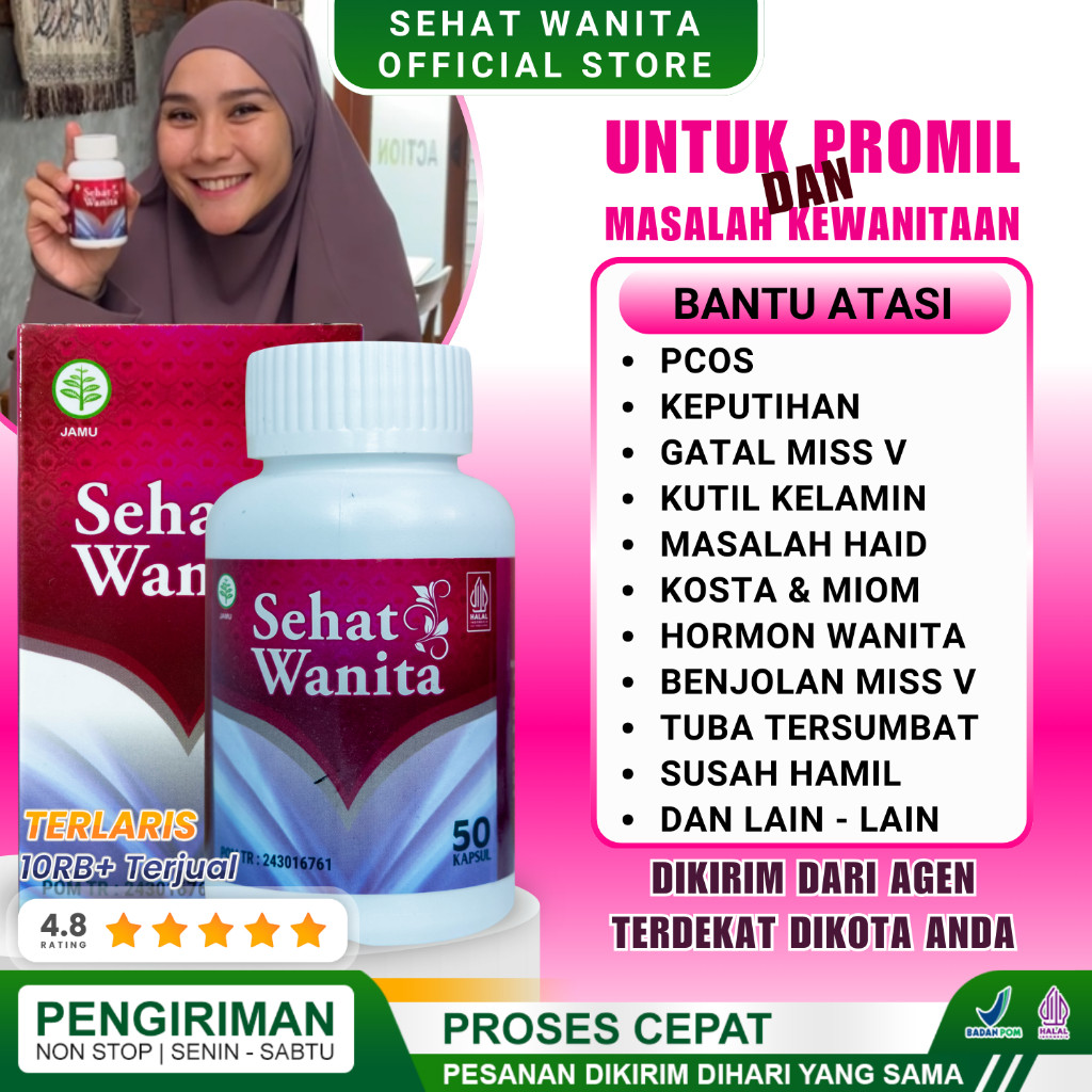 

Obat Herbal Sehat Wanita Original Bantu Atasi Masalah Kewanitaan dan Promil Pelancar Haid Menstruasi Keputihan Abnormal Gatal dan Bau Tak Sedap Nyeri Sakit Haid Miom Kista ovarium ganglion Bartholin Pembersih Rahim Penyeimbang Hormon Estrogen Wanita