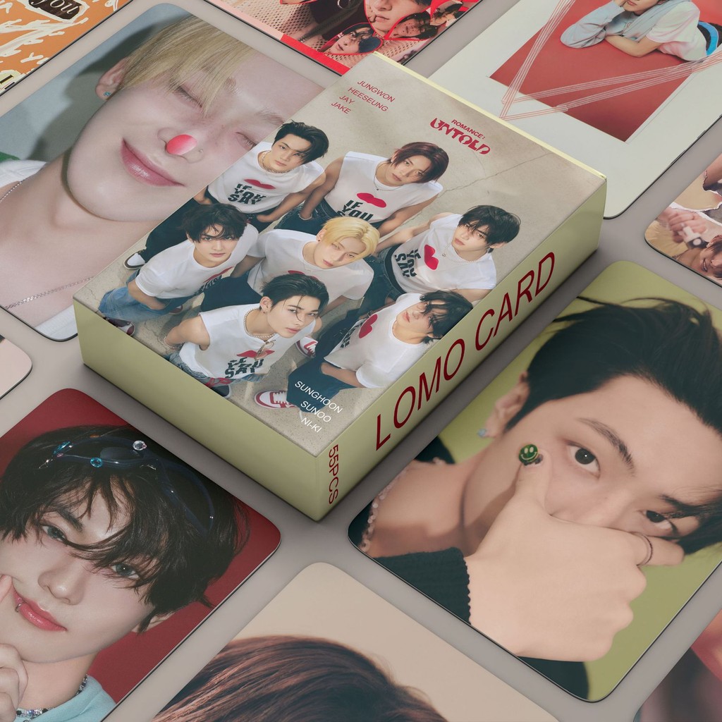 

55Pcs/Set Kpop E Group UNTOLD New Album Lomo Cards E Photocards JUNGWON JAY Photo Cards