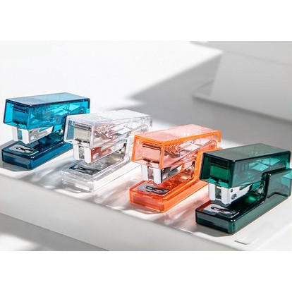 

Deli NS083F Transparent Stapler Students Standard 2-12 Sheet Capacity Stapler With 640 Pieces Staples 24/6 For Stationery