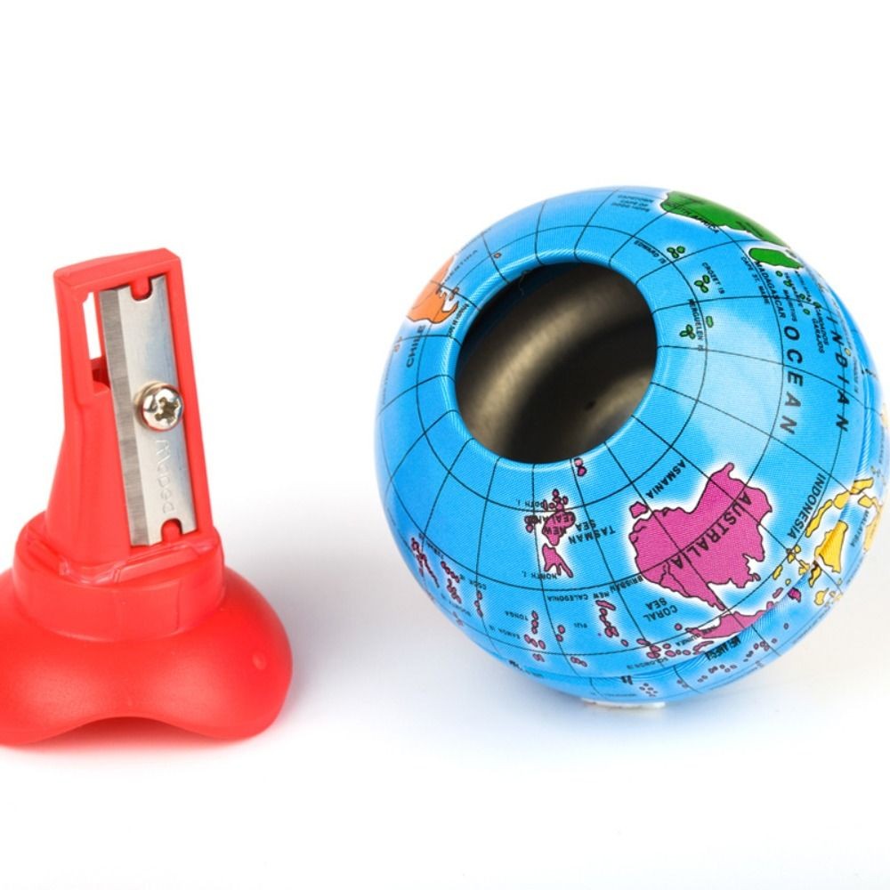 

Student Children Drawing Stationery Sketching Globe Pencil Sharpener Art Supplies Pencil Cutting Tools School Office Supplies