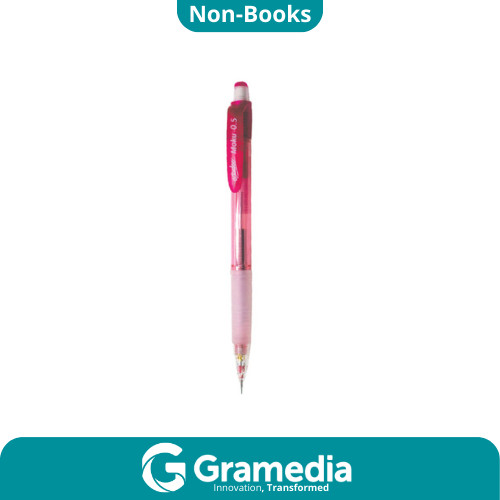 

[Gramedia Cijantung] ESTUDEE MOKU MECH.PENCIL AUTO SHAKE 0.5 PINK ES-MP851 (PENSIL MEKANIK)