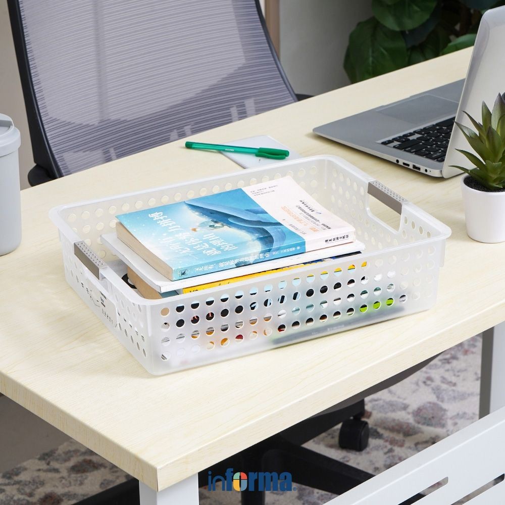 Informa Dotty Keranjang Penyimpanan Storage Basket Kotak Penyimpanan Serbaguna Bin Organizer Tempat 