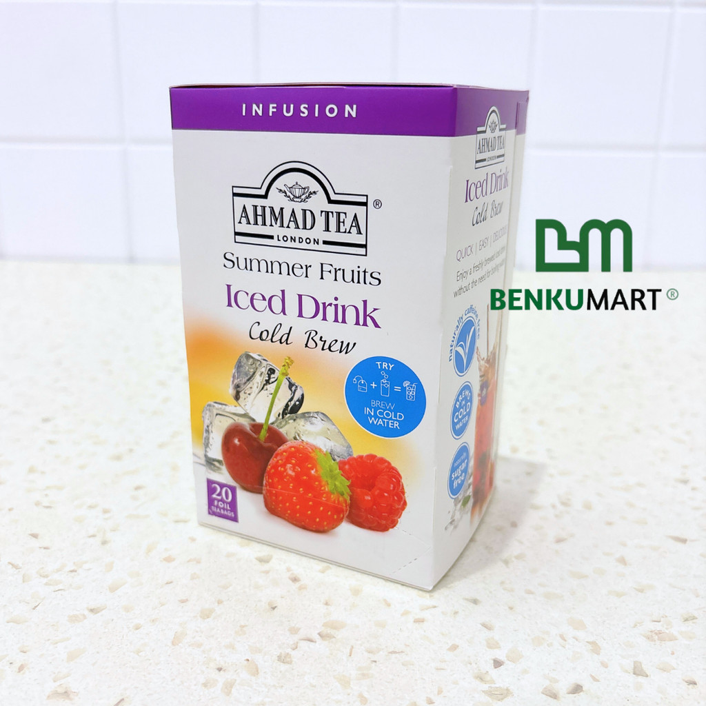 

Ahmad Tea Summer Fruits Cold Brew Iced Tea (40gr) | 20 Tea Bags