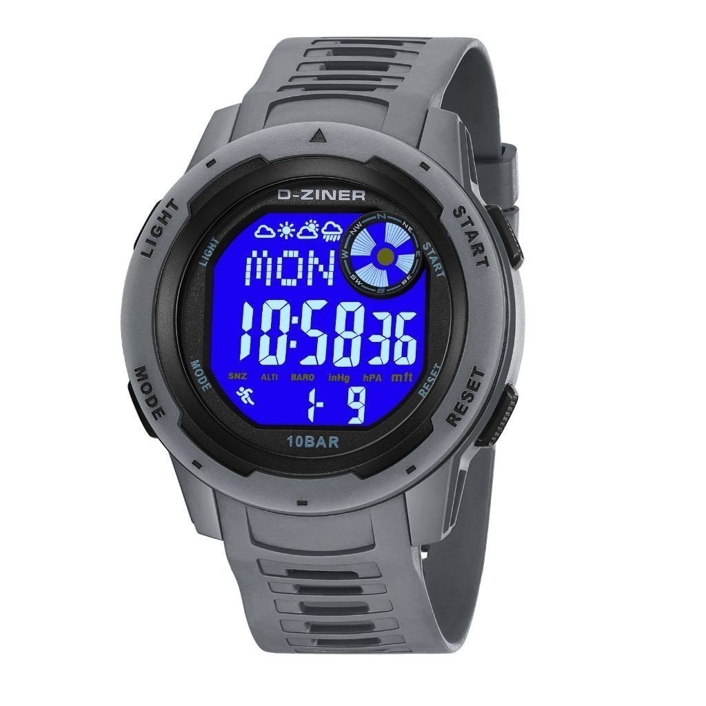 Original 100% Jam Tangan Dziner 8351 Rubber Water Resistant 3 Atm