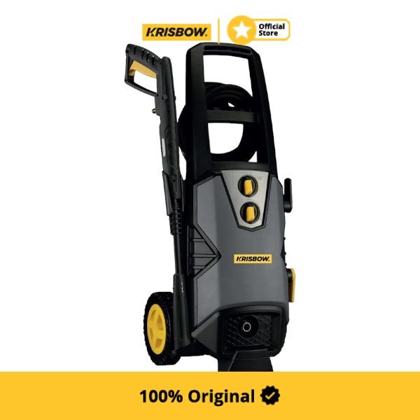 Krisbow High Pressure Cleaner Home Use 150 Bar 2000 watt Frhpe150A - Hitam Mesin Cuci Steam Serbagun