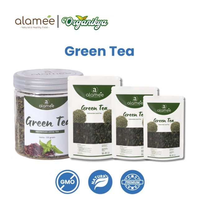 

ALAMEE Teh Hijau Green Tea Organic Kering Organik Greentea Minuman Herbal organikya
