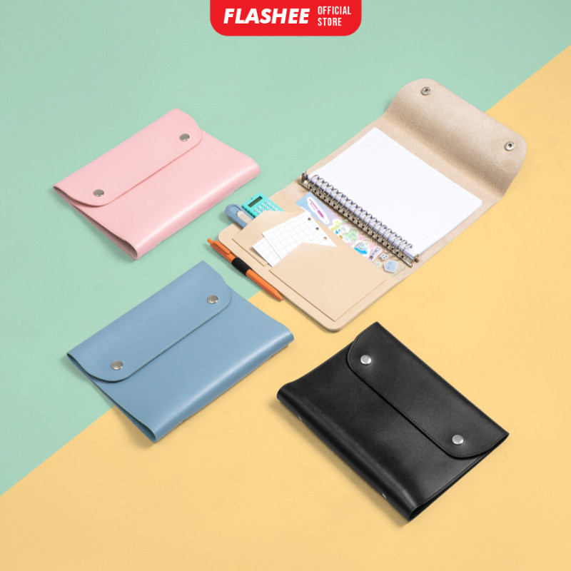 

Binder Notebook Notepad A5 Ring 20 Organizer Binder A5 Kulit Sintetis Binder Kantor Aesthetic