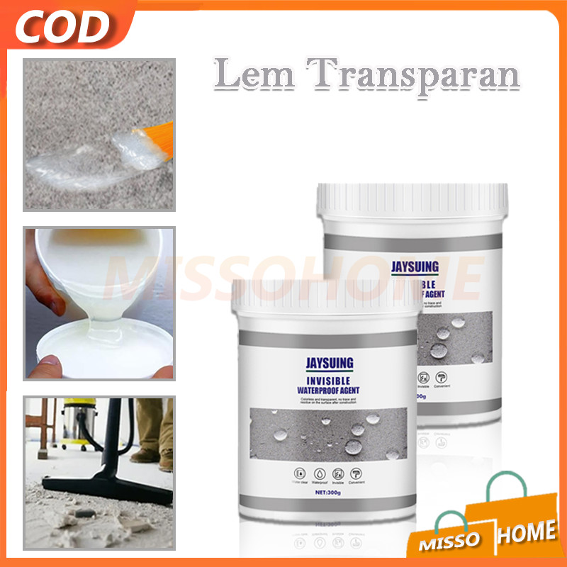 Lem Transparan / Kuas Cat Anti Bocor Invisible Waterproof agent keramik kamar mandi kolam dll serba 