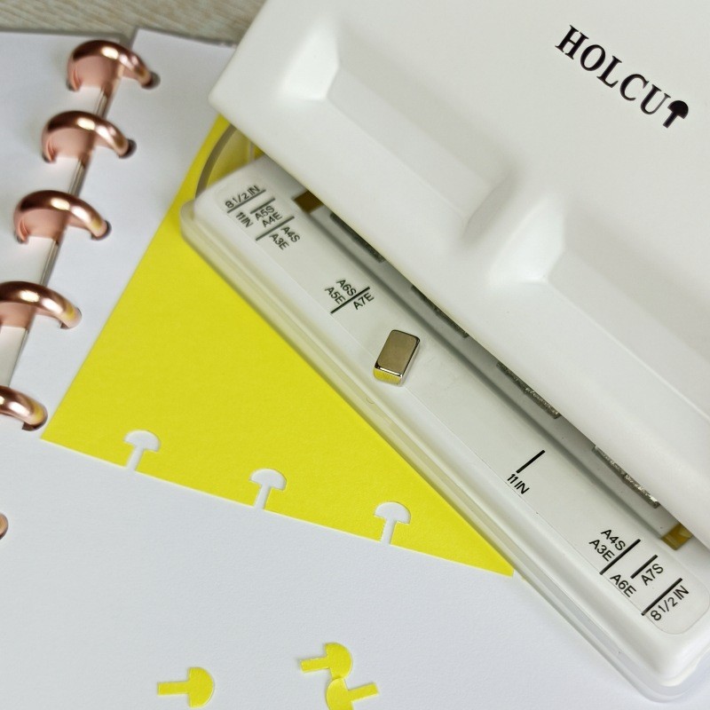 

1 T Holes/4 T Holes Mushroom Hole Punch for Disc Bound Notebook Planner Paper Cutter A4A5A6 Notebook Scrapbooking Tool