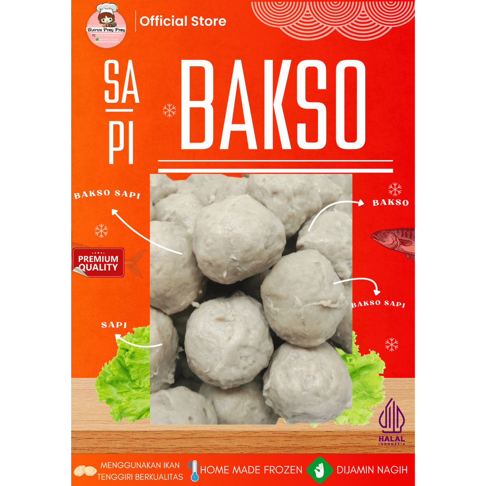 

Bakso Sapi Baso Sapi HALUS SUPER Premium Homemade Isi 50