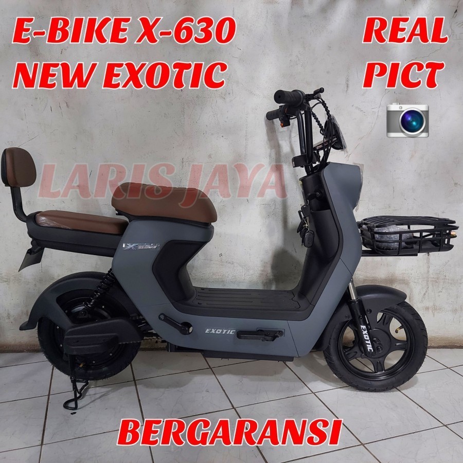 EXOTIC X 630 SEPEDA LISTRIK EXOTIC X-630 NEW TYPE TERBARU E-BIKE . SELIS EXOTIC TERBARU TYPE X 630