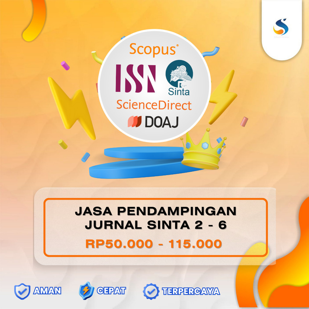 

JASA PENDAMPINGAN JURNAL SINTA 2- SINTA 6 BONUS SELAMA PERSEDIAAN MASIH ADA 100% TERBIT