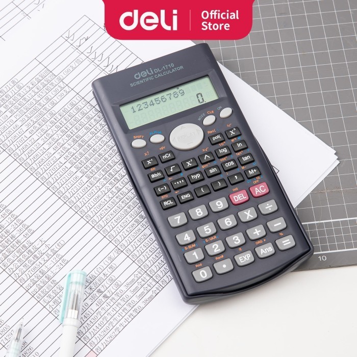 

Deli E1710 Scientific Calculator 240F 10 2 Digits