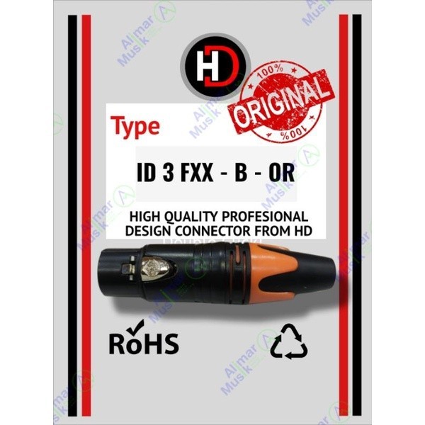 HD Female jack canon - Orange - Best Product A1