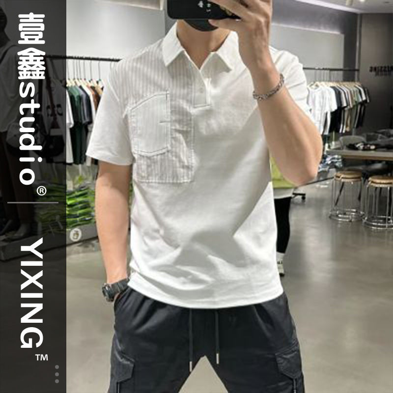 Kaos Polo Original Kemeja Polos Shirt Pria Hitam Terbaru 2024