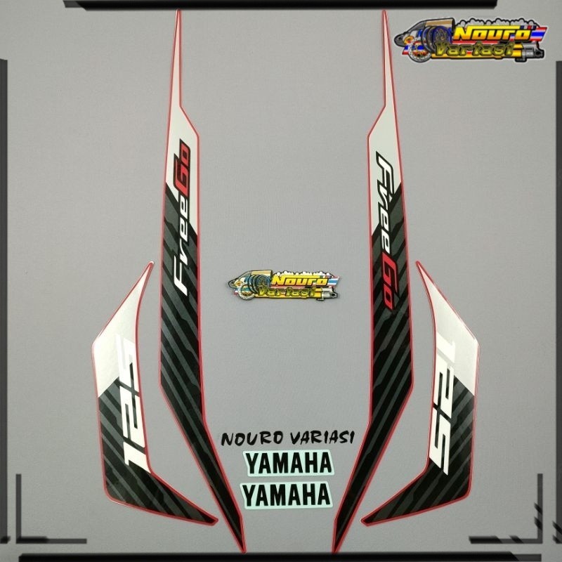 Aksesoris COD Striping Yamaha freego 2023 merah