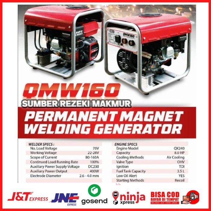 Genset Las PROQUIP QMW 160 / Welding Generator PROQUIP