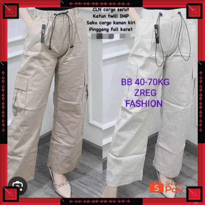 5.5 CARGO SALE // ZR CELANA KULOT CARGO TWILL PREMIUM