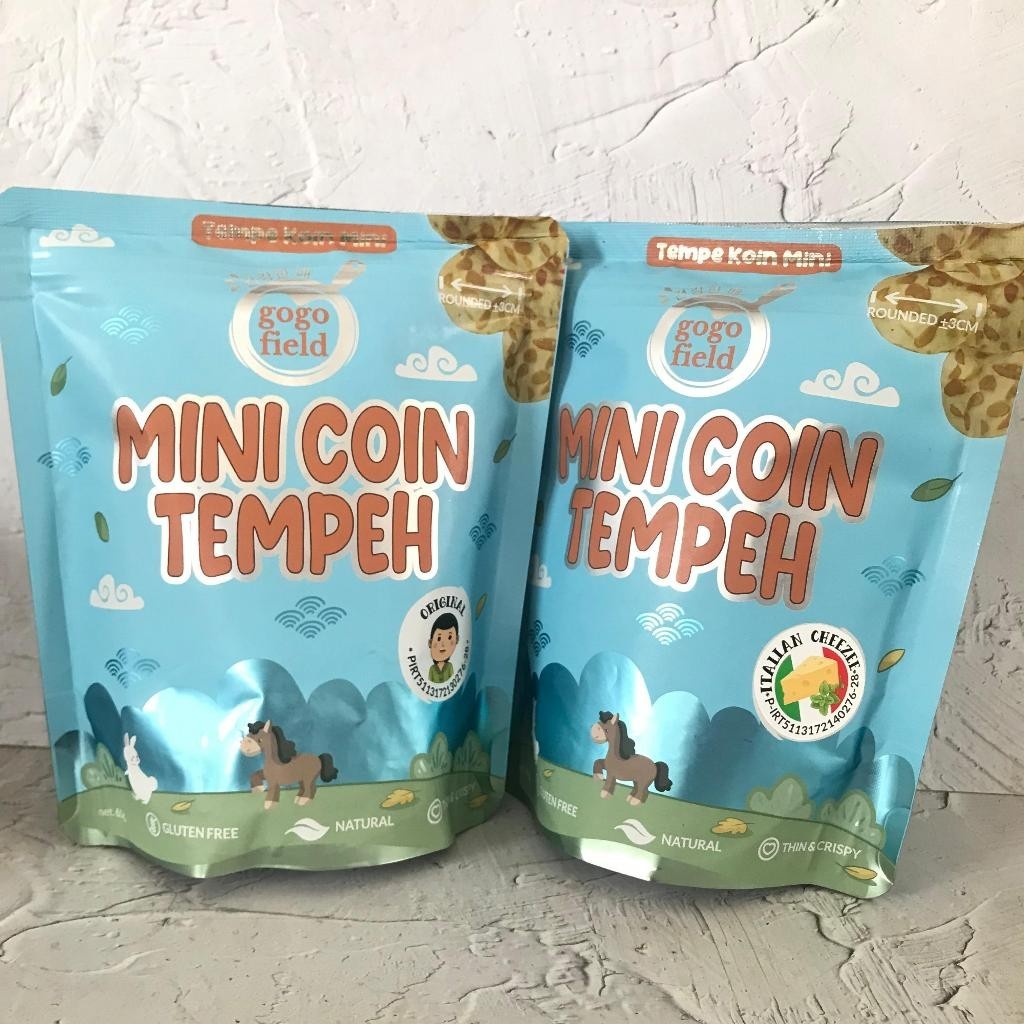 

Gogofield - Mini Coin Tempeh Original / Mini Coin Tempeh Italian Cheeze 65gr