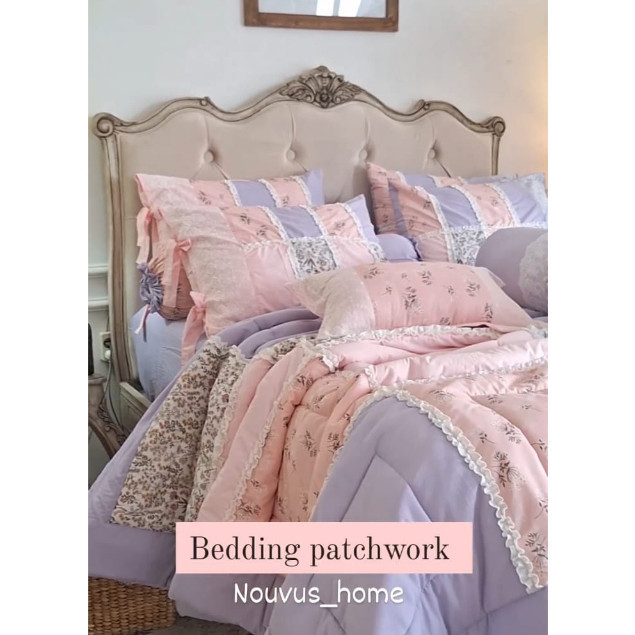 Patchwork series Sprei set Bed cover Sprei Cantik Unik