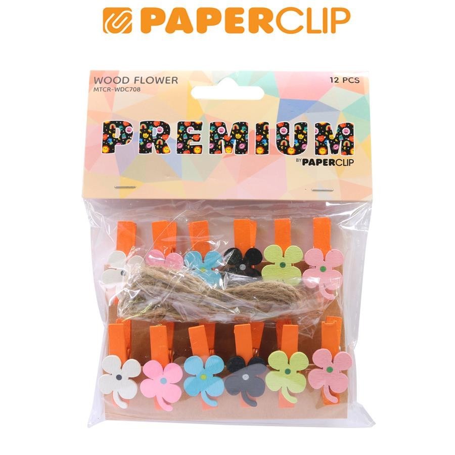 

PENJEPIT KAYU / CLIP WOOD WDC708 12P FLOWER