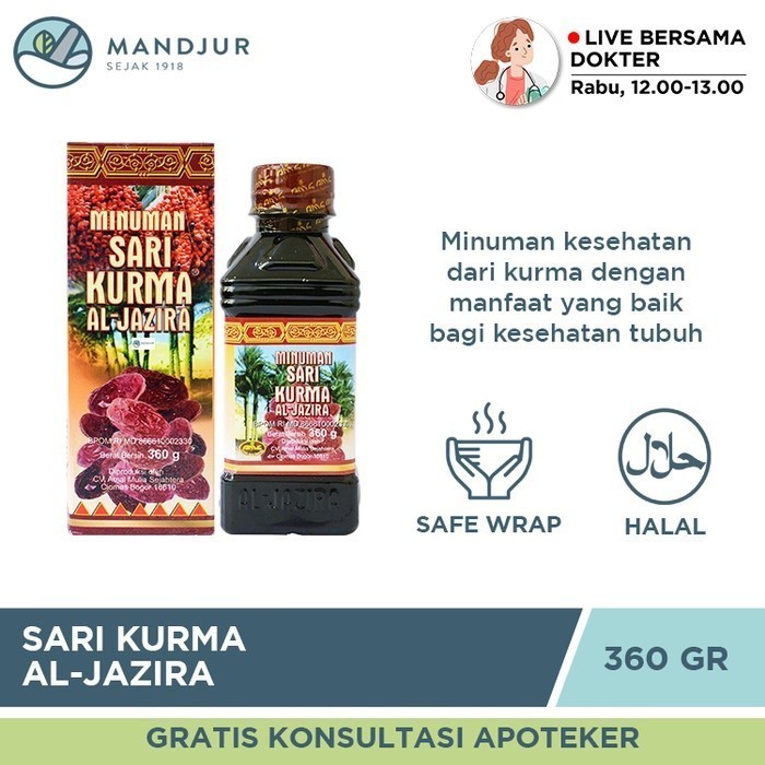 

Sari Kurma Al Jazira 360 Gram