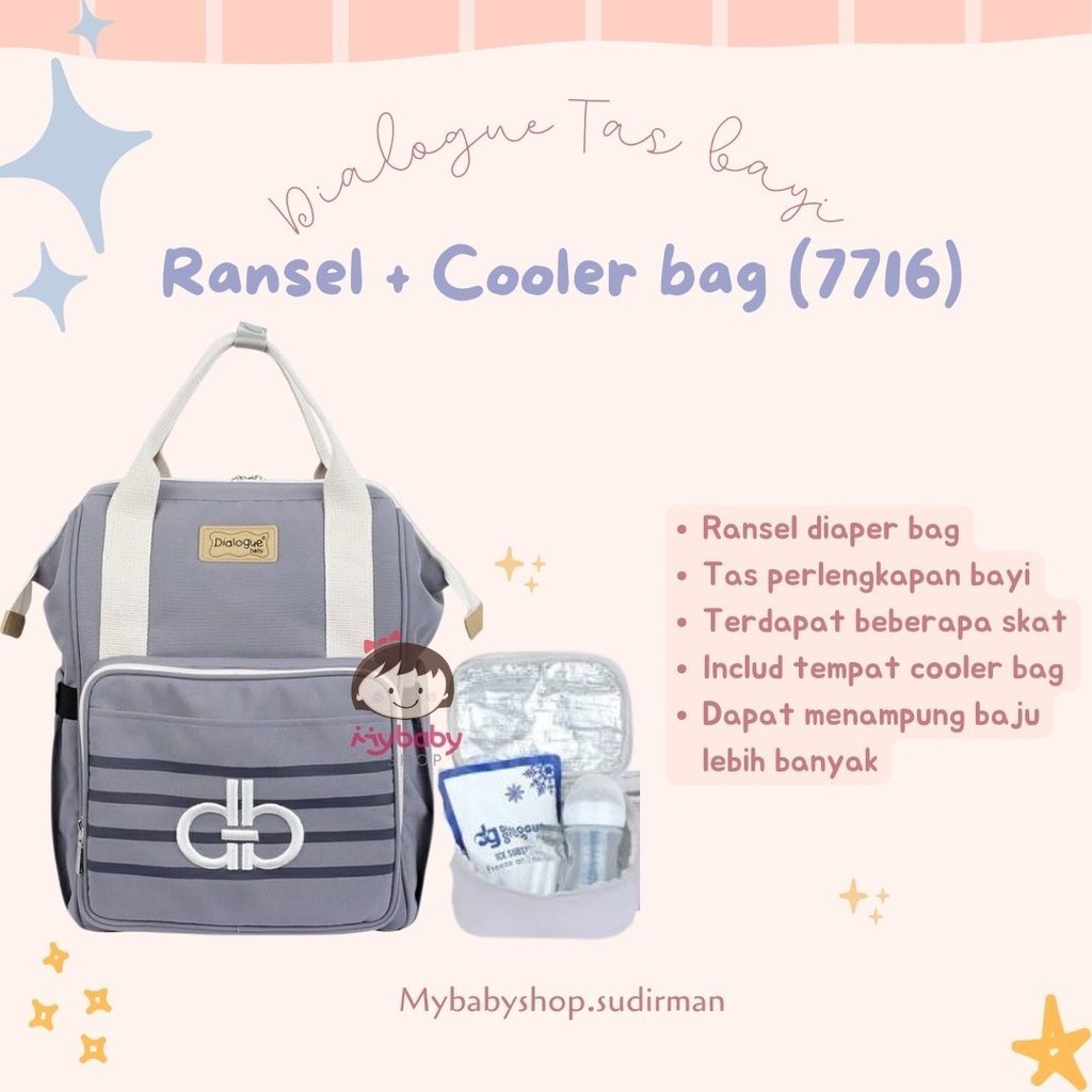 Dialogue Baby Tas Ransel + Cooler Bag Grand Series (DGT7416)