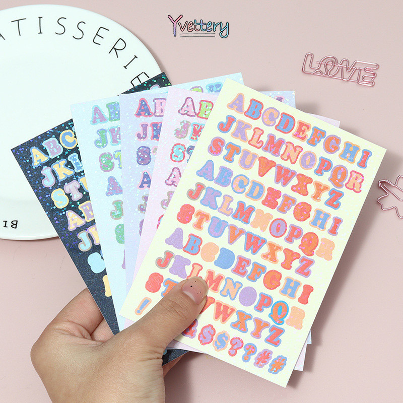 

COD❤️ Bahan Stiker Jurnal Stiker Buku Pegangan Stiker Bahan Stiker Dekoratif DIY-yy