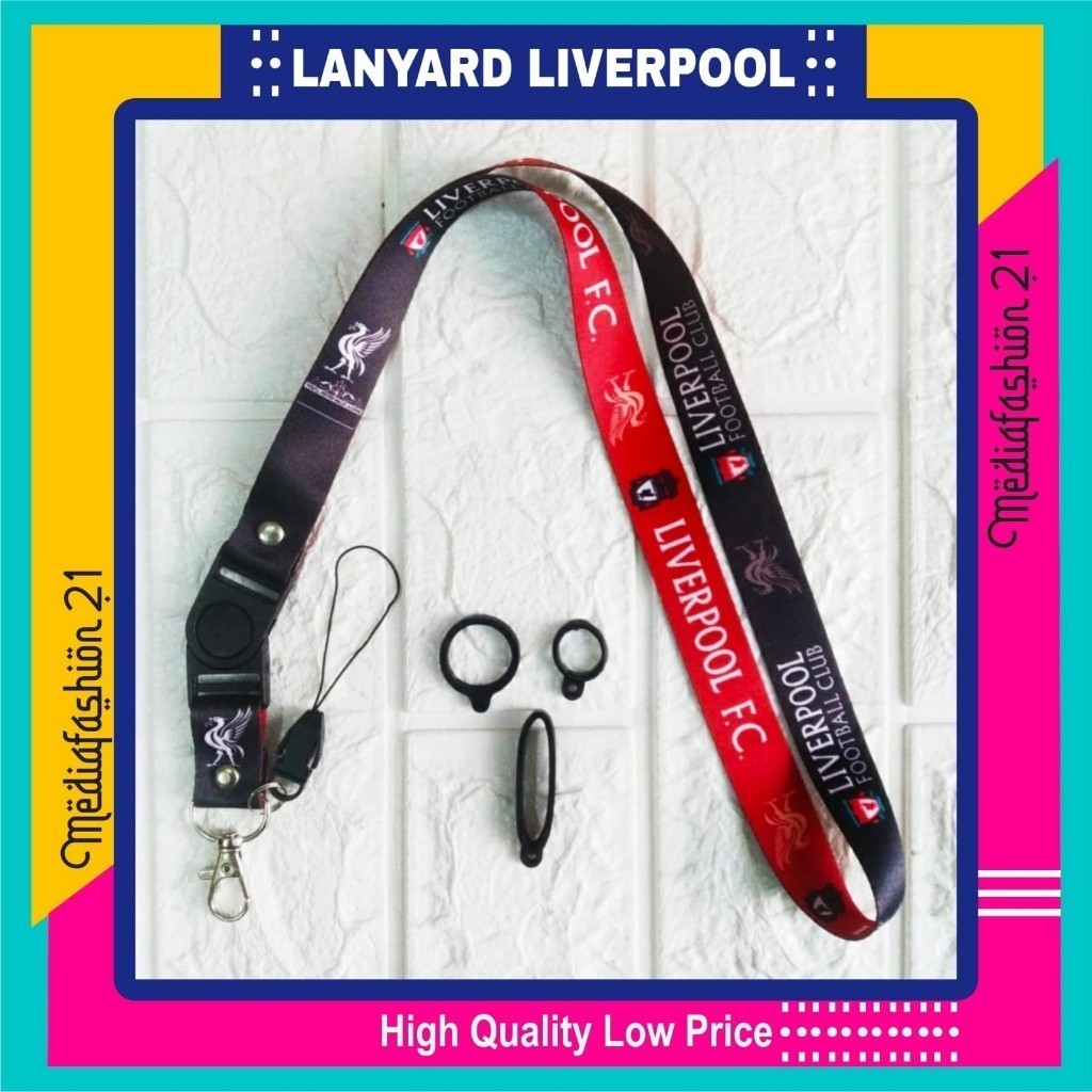 

Lanyard Tali Gantungan ID Card LIVERPOOL Free Strap Gantungan HP/Flashdisk
