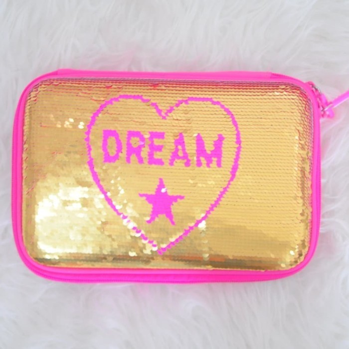 

TEMPAT KOTAK PENSIL HARDTOP SEQUIN SMIGGLE LOOK A LIKE PENCIL CASE