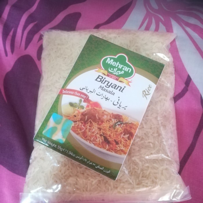 

[Bumbu Instan Siap Pakai] beras basmati sama bumbu bryani mhran