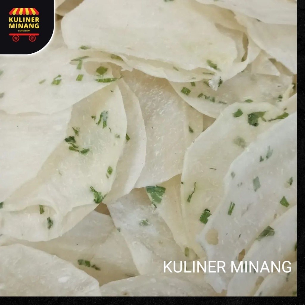 

Kerupuk ubi kamang 300g Cemilan Khas Kuliner Minang