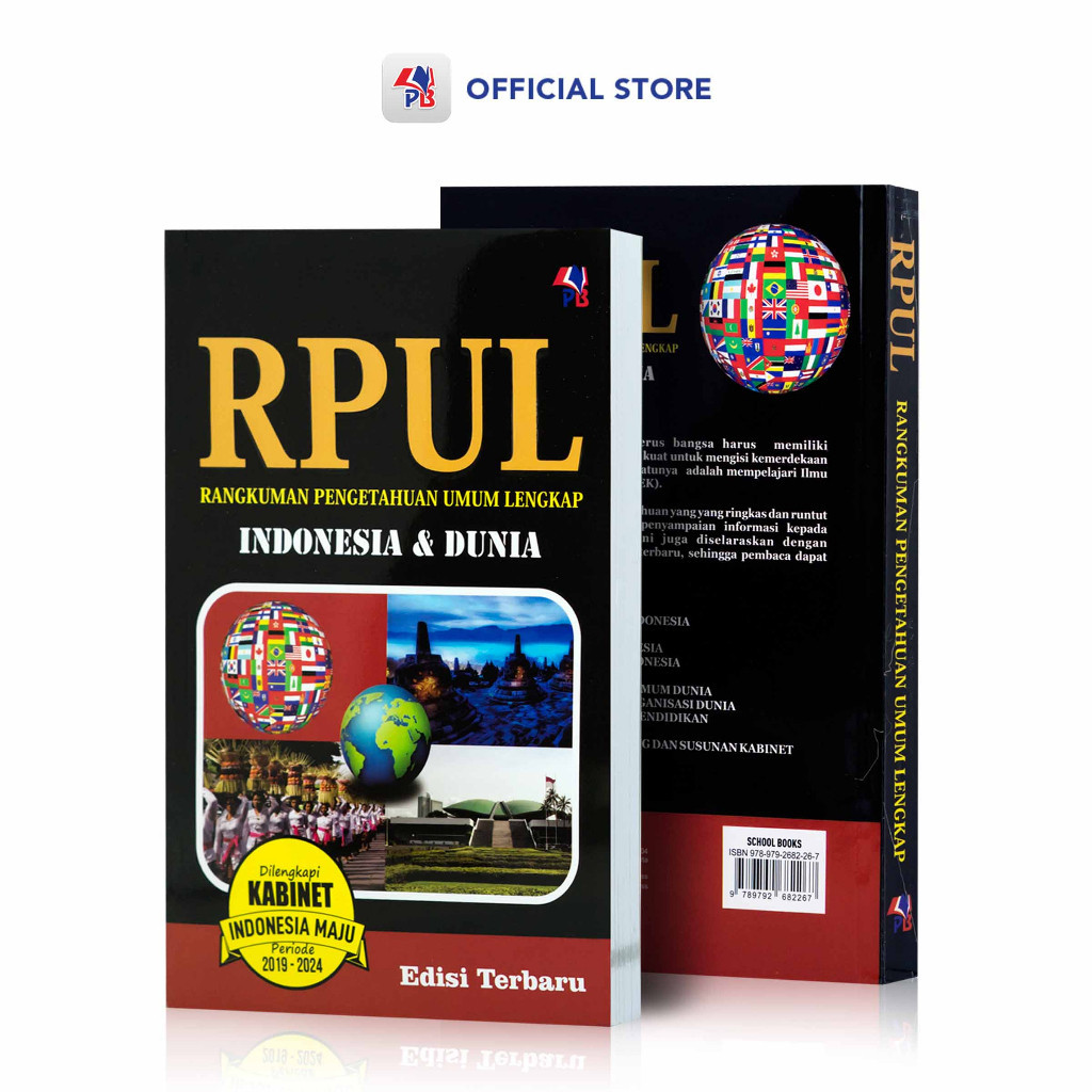 

[PROMO MURAH] Buku RPUL Indonesia Dan Dunia Dilengkapi Kabinet Indonesia Maju 2019 - 2024 Edisi Terbaru / Pustaka Baru Press
