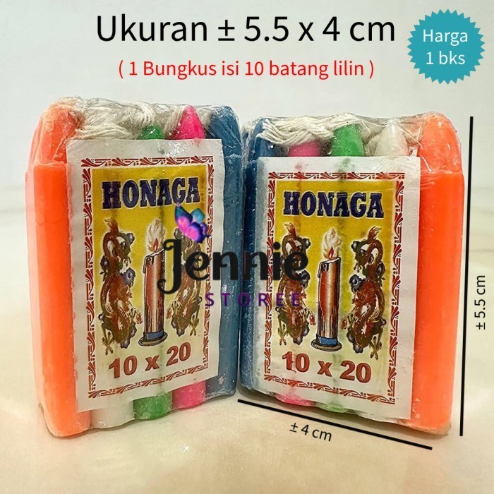 ( Jenniestoree ) Lilin Kecil Warna -Warni  / Lilin Warna Warni Honaga