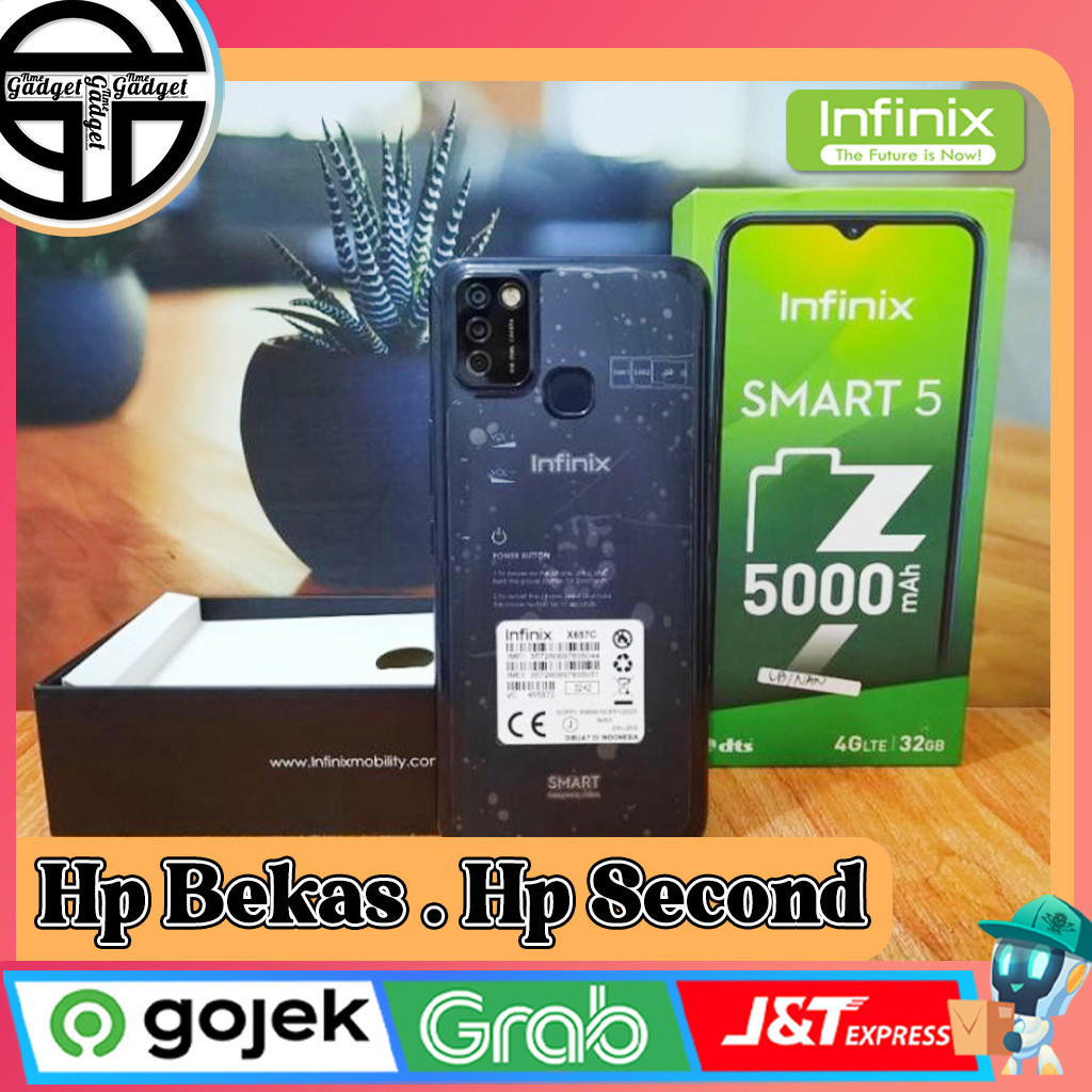 Infinix Smart 5 Ram 2/32GB | Ram 3/32GB | Ram 3/64GB Second Original Resmi Indonesia