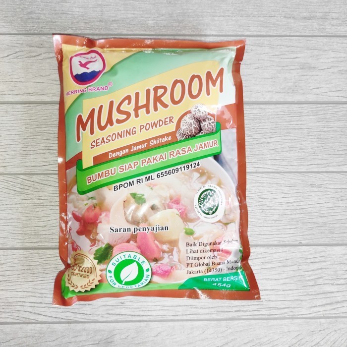 

[Best Promo]- sukron_86 Herring Brand Mushroom Seasoning Powder 454g Bumbu Jamur Mokoceng