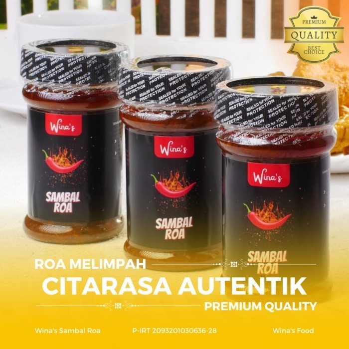 

Promo Terbatas - sukron_86 Sambal Roa khas Manado by Winas Dengan Daging Ikan ROA Asap Pilihan - Fire