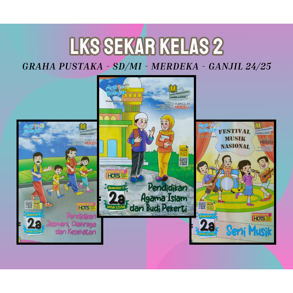 Buku LKS SEKAR GRAHA PUSTAKA SD/MI Kelas 2 Merdeka Ganjil 2024/2025 - Termurah Khusus Grosir
