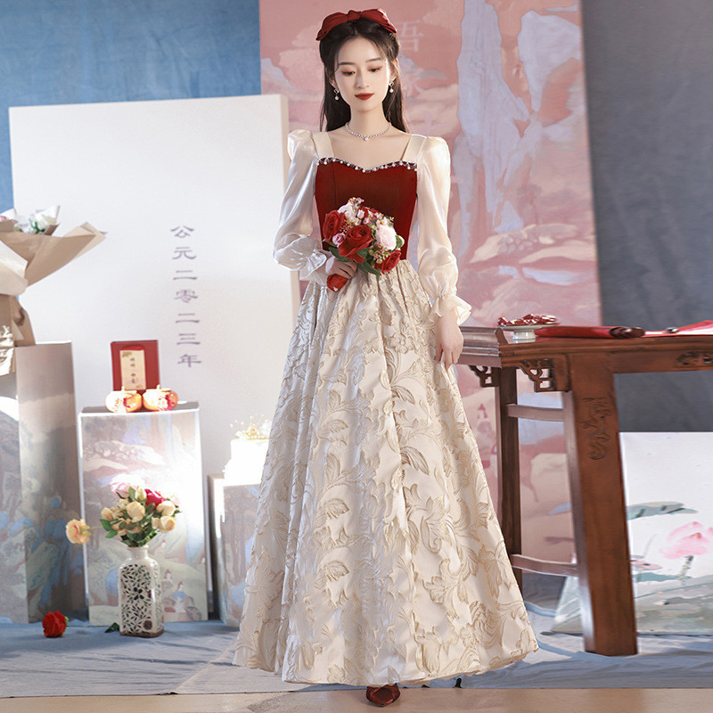 Gaun rok Gaun pesta promnight party dress