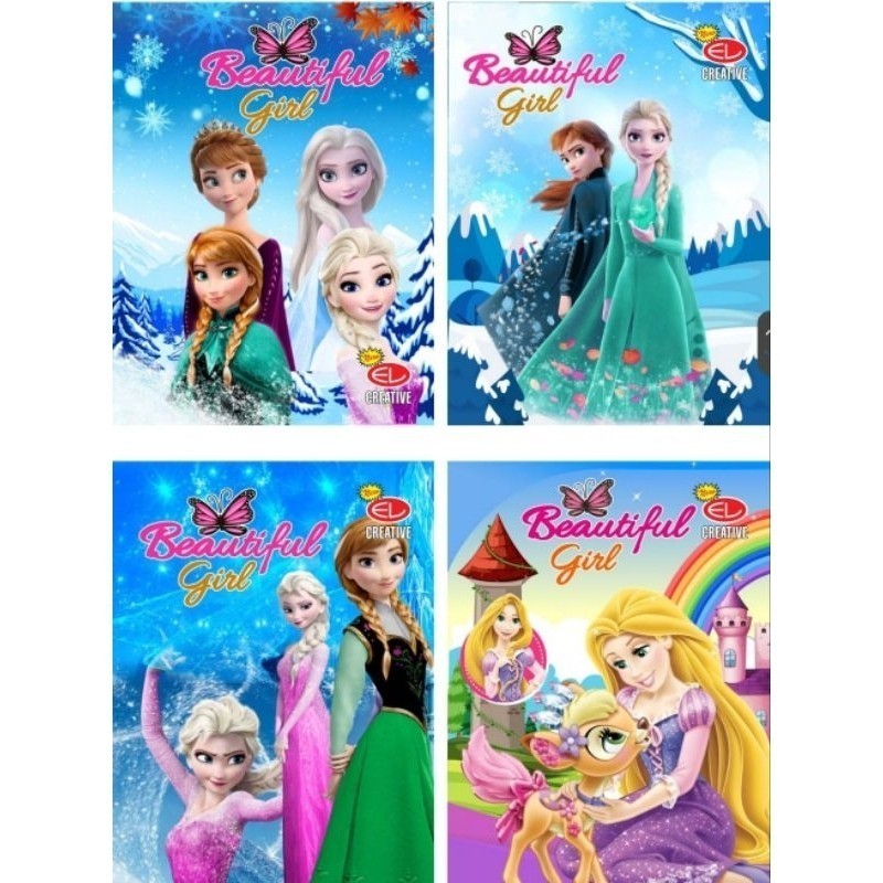 

Buku Tulis 32 Halaman (10pcs) || Buku Tulis El/Ibook 32 Lembar Cover Lucu