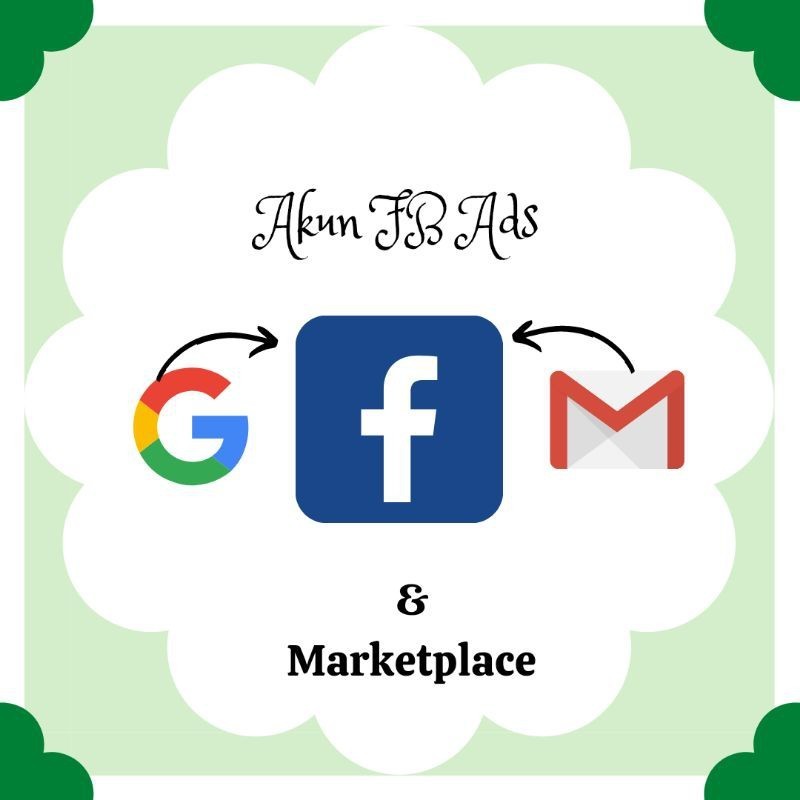 Promo Termurah Akun Fb, (Akun Email, Google, Fb Ads dan Marketplace All in 1) Bergaransi