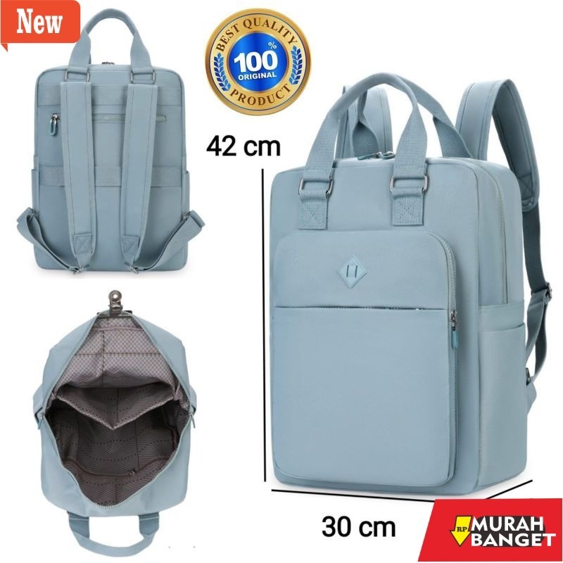 Tas laptop wanita terviral- UNICA  8121 (Muat Laptop 16 inch) Tas ransel wanita antiair