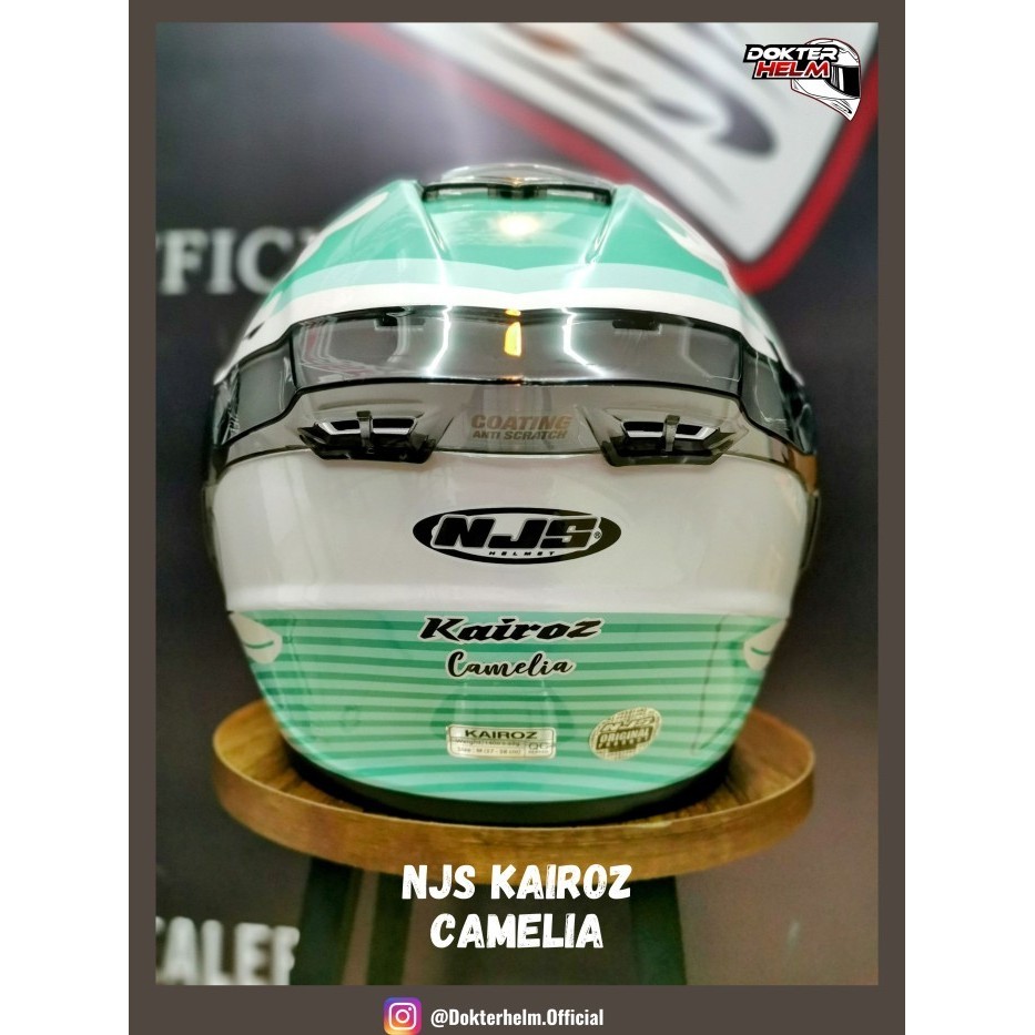 Bigsale✨ -NJS KAIROZ V2 MOTIF CAMELIA WHITE PEARL - XL