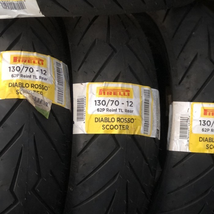 Termurah ban pirelli diablo rosso scooter 130 / 70 -12 ban diablo rosso scoot - Ban saja