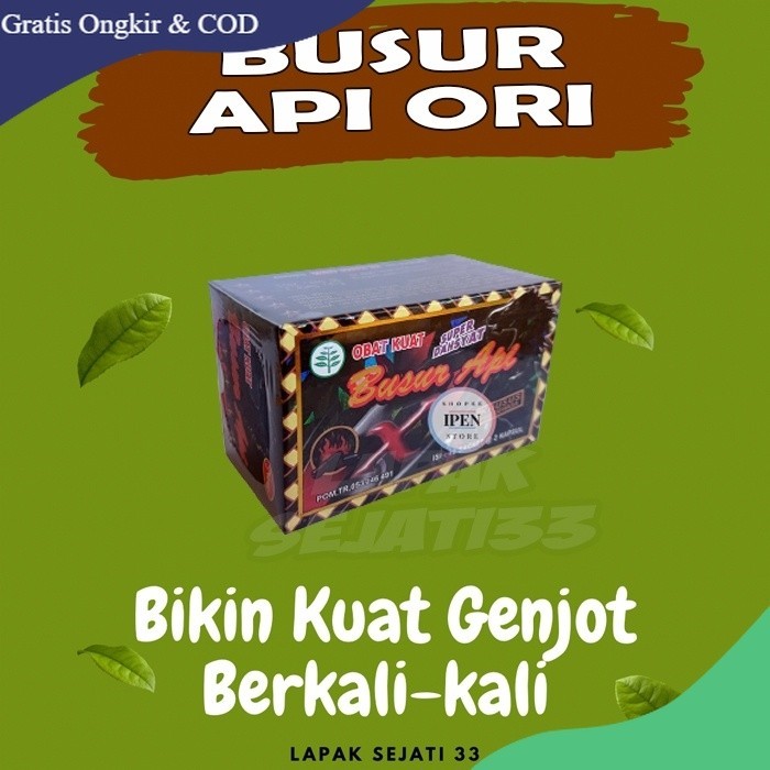 

Busur Api Kapsul Herbal Stamina Pria 1 Box Original
