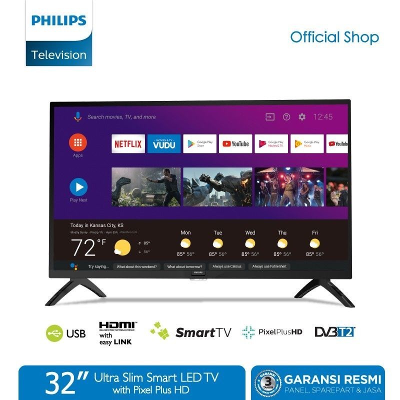 LED TV PHILIPS 32 Inch Android SMART TV