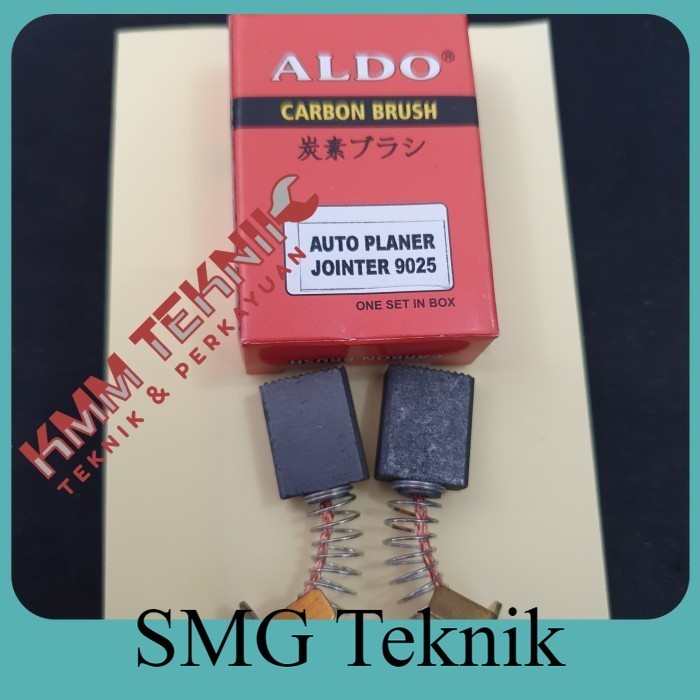 Berkualitas ALDO CARBON BRUSH /ARANG / COAL / KOL MESIN PLANER + JOINTER 9025 ALDO TBK764