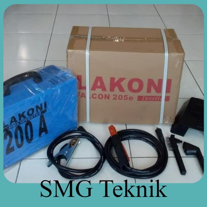 Berkualitas MESIN TRAFO LAS LAKONI 200A MMA-200 FALCON 205E 200 AMPERE GYJ906