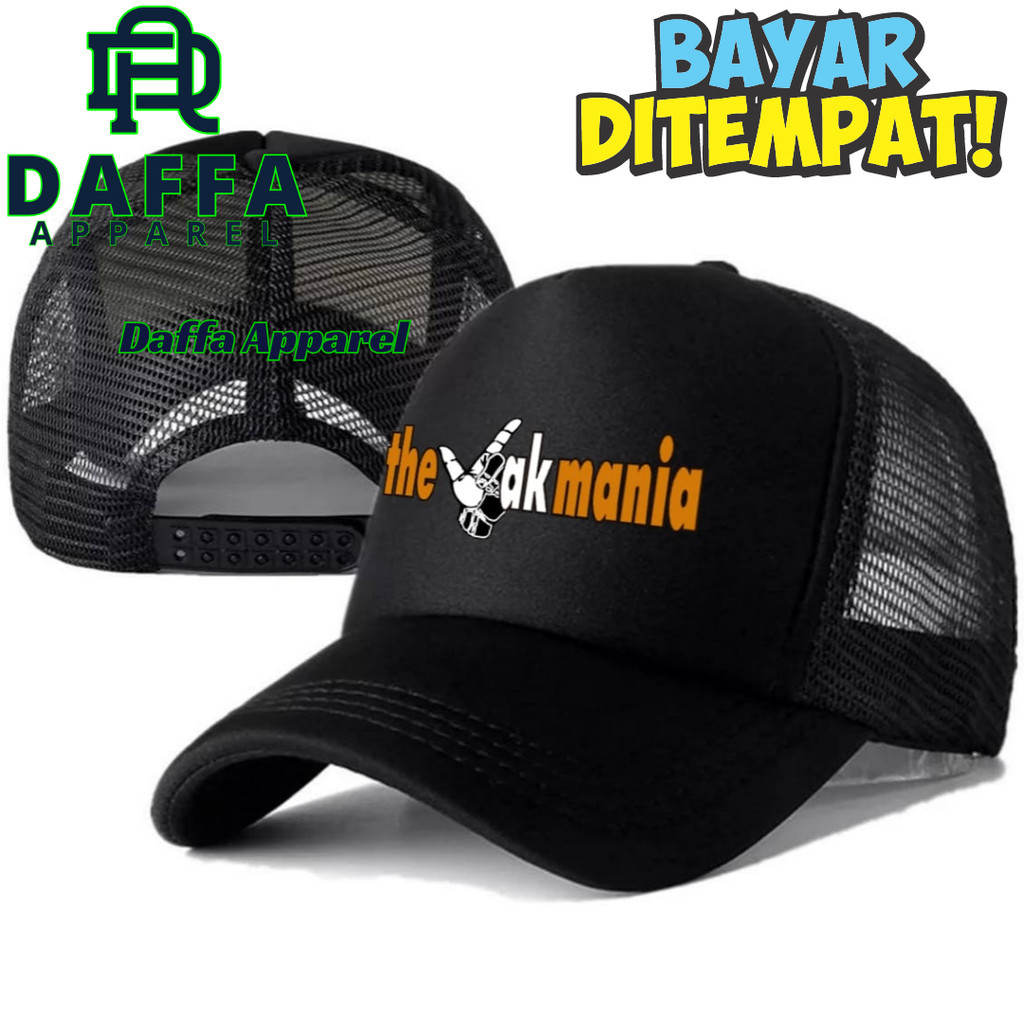 Daffa Apparel Topi Trucker THE JAK MANIA - Topi Distro THE JAK MANIA Logo - Topi THE JAK MANIA Premi