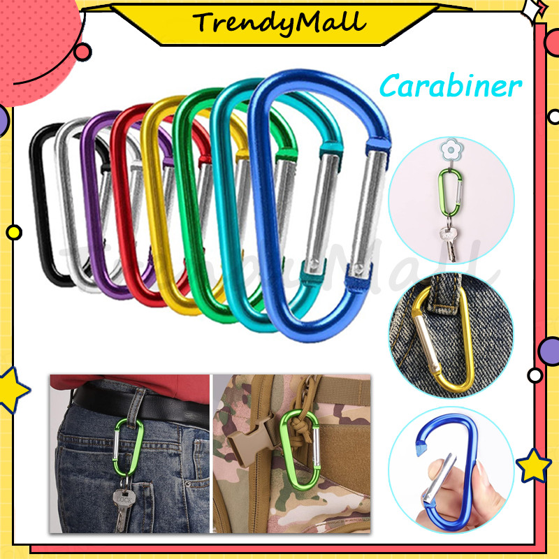Carabiner Gantungan Kunci Aluminium Alloy /Carabiner 5D /Snaphook Gantungan Kunci Hydrochrome /Carab